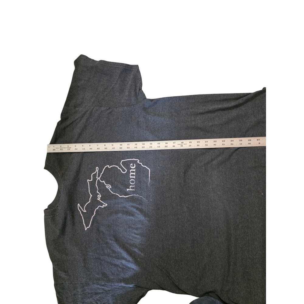 Men's Michigan Home State Graphic T-Shirt Size 2XL Gray Short Sleeve Tee - Picture 4 of 7